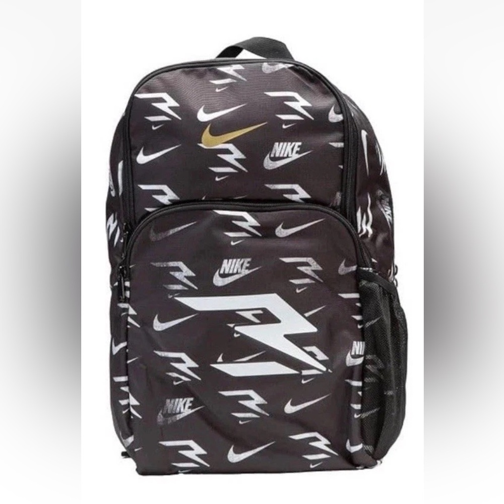 Nike 3 Brand Backpack Black/White & Gold Logo 3BRAND Size L 30L